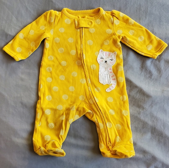 Carter's Newborn Size Footie Sleepers Set of 2 - Picture 3 of 4